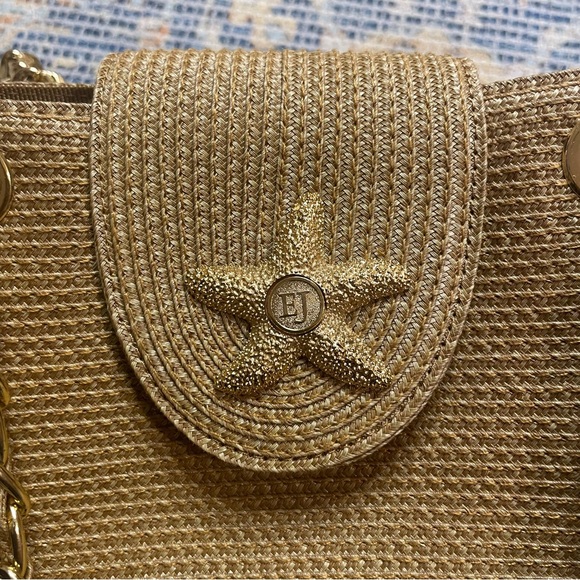 COPY - Vintage Eric Javits New York Mini Handbag Shoulder Bag Beach Coastal Gol… - Picture 8 of 8